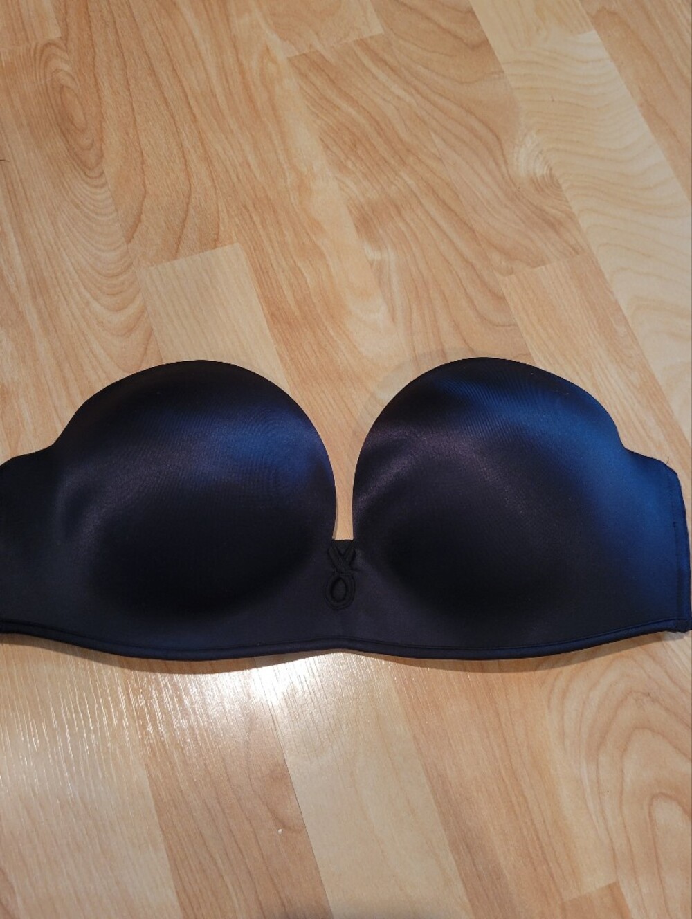 Victoria's Secret Bombshell Padded Strapless Black Push-Up Bra Size 36B - Picture 4 of 10